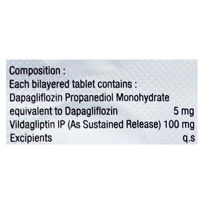 VILDAPRIME D 5/100 Tablet 10's - Diabetes-Ant