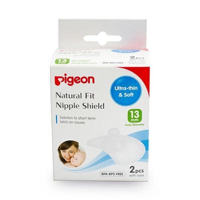 Pigeon Natural Fit Silicone Nipple Shield (L) 2's - Breast Pads & Shields