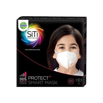 Dettol Siti Shield Air-Pollution Smart Mask - N95 (S) - Face Masks