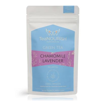 TeaNOURISH Chamomile Lavender Green Tea 100 gm - Teas