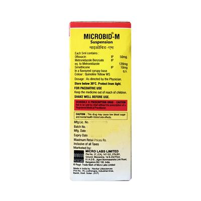 MICROBID M ORANGE FLAVOUR Suspension 30ml - Bacterial Infections-Qui
