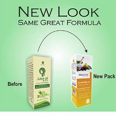 Mukti Gold Herbal Hair Oil 100 ml - Hair Oils