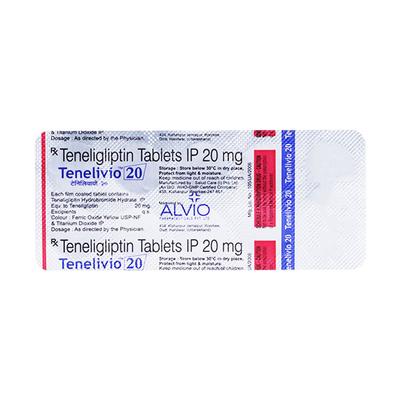 TENELIVIO 20mg Tablet 10's - Diabetes-Ant