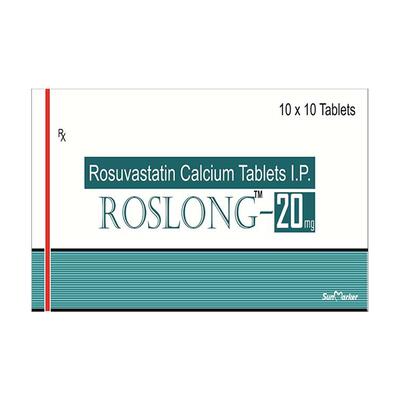 ROSLONG 20mg Tablet 10's - High Cholesterol-Dys