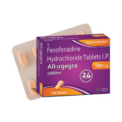 ALLERGEGRA 120mg Tablet 10's - Allergies-Ant