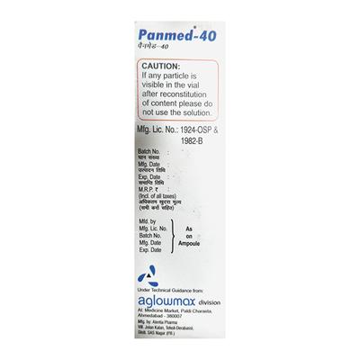 PANMED 40 Injection 1's - Ulcer/Reflux/Flatulence-Aaa