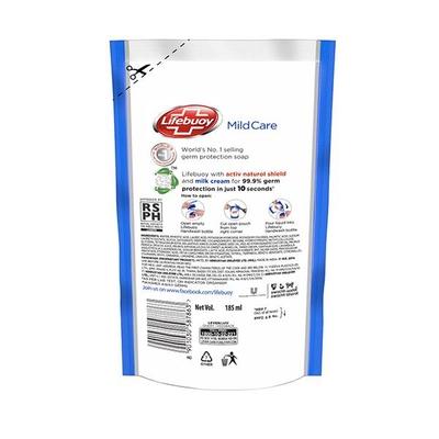 Lifebuoy Mild Care Germ Protection Handwash Refill 185 ml - Hand Wash & Soaps
