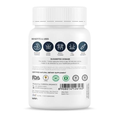 Foresta Organics CLA 1600 Vegan Capsule 60's - Speciality Medicines