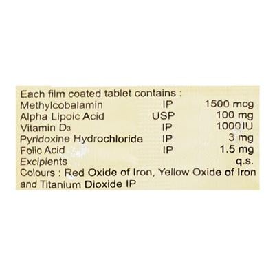 M Neuron Forte Tablet 10'S - Neuropathic Pain-Dru