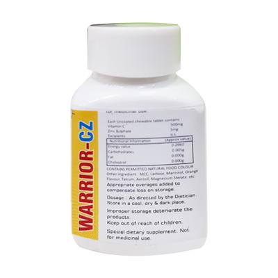 WARRIOR CZ Tablet 30's - Supplements-Vam