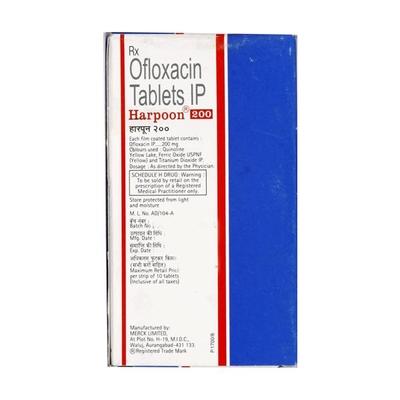 Harpoon 200mg Tablet 10'S - Bacterial Infections-Qui