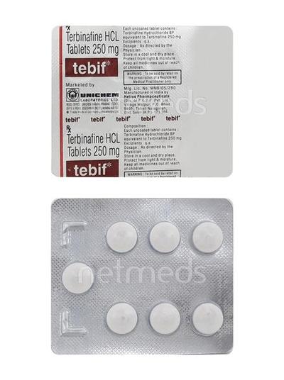 Tebif 250mg Tablet 7'S - Fungal Infections-Anf