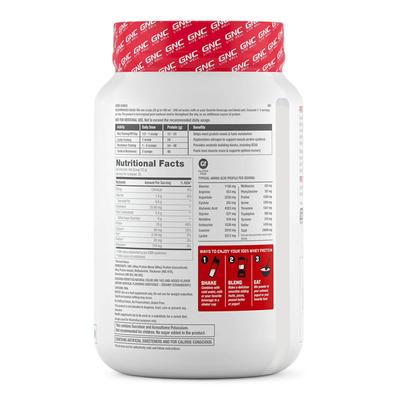 GNC Pro Performance 100% Whey Protein Powder - Creamy Strawberry Flavour 1 kg - Whey Proteins