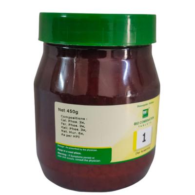 Bio-India's Bio-combination 1 Tablet 450 gm - Bio-Combination