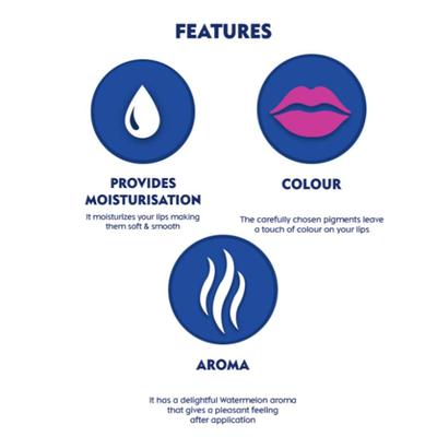 Nivea Disney Princess Watermelon Shine Caring Lip Balm - Rapunzel 4.8 gm - Lip Balms