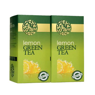 LaPlant Green Tea Bags - Lemon (Pack of 2 x 25's) - Teas