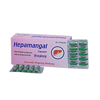 Agron Ayurveda Hepamangal Capsule (Pack of 3 x 100's) - Speciality Medicines