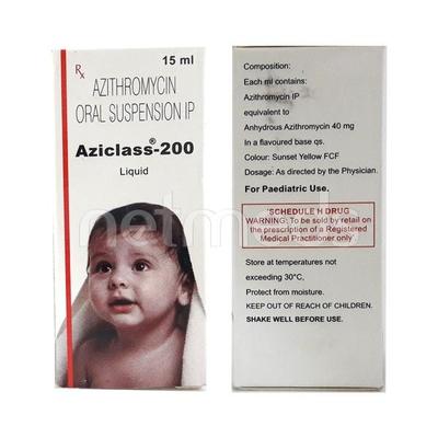 Aziclass 200mg Liquid 15ml - Bacterial Infections-Mac