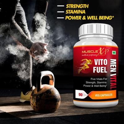 MuscleXP Vito Fuel Men Vital Veg Capsules 90's - Multi-Vitamins