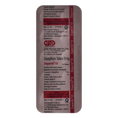 DAPARITE 10 Tablet 10's - Diabetes-Ant