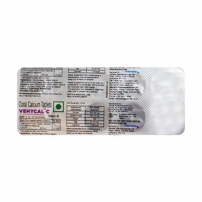 Vehycal C Tablet 10'S - Supplements-Cal