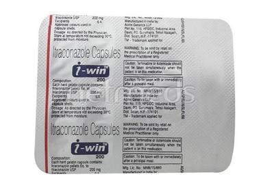 I Win 200mg Capsule 7'S - Fungal Infections-Anf