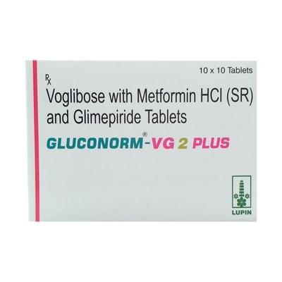 Gluconorm VG Plus 2mg Tablet 10'S - Diabetes-Ant