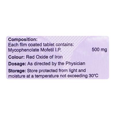 MYCOMOFIREL 500 Tablet 10's - Immune Suppression