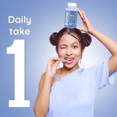 Purna Gummies Kids Multivitamin Gummies for Growth, Immunity and Health 30's - Multi-Vitamins