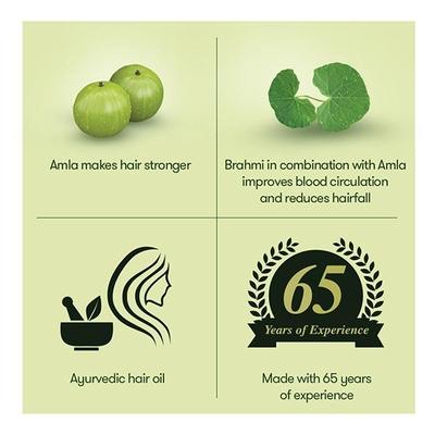 Bajaj Brahmi Amla Ayurvedic Hair Oil 300 ml - Hair Oils
