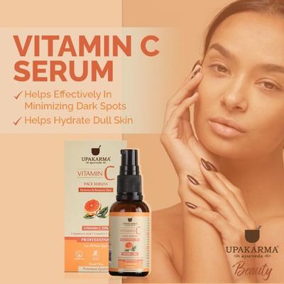 Upakarma Ayurveda Vitamin C Face Serum 30 ml - Personal Care (Ayush)