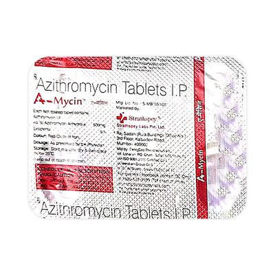 A MYCIN 500 Tablet 5's - Bacterial Infections-Mac