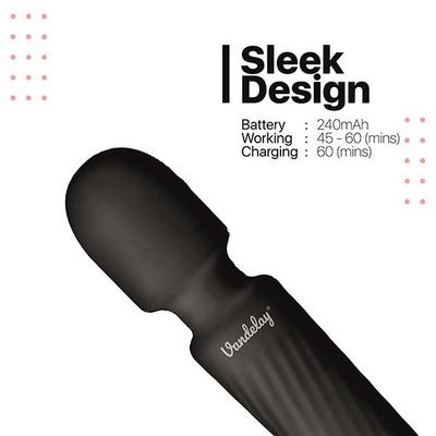 Vandelay Mini Mate Massager - Black - Massagers
