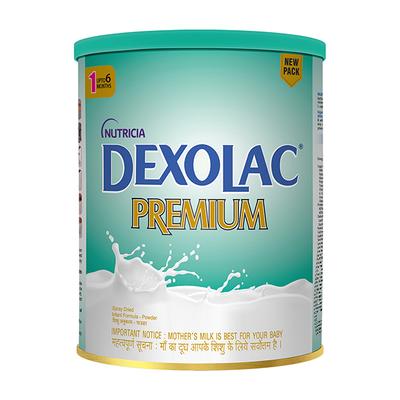 Dexolac Premium Stage 1 (Upto 6 Months) Powder 500 gm (Tin) - Baby And Infant Supplements