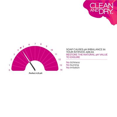 Clean & Dry Wash 90 ml - Intimate Care