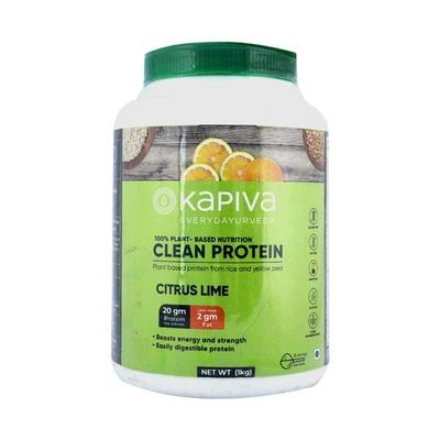 Kapiva Clean Protein Powder - Citrus Lime 1 kg - Health Products