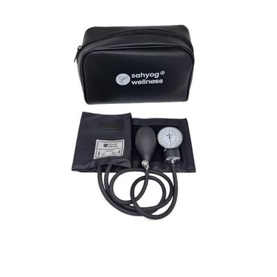 Sahyog Wellness Manual Aneroid Sphygmomanometer Blood Pressure Monitor - Black 1's - Blood Pressure Monitors