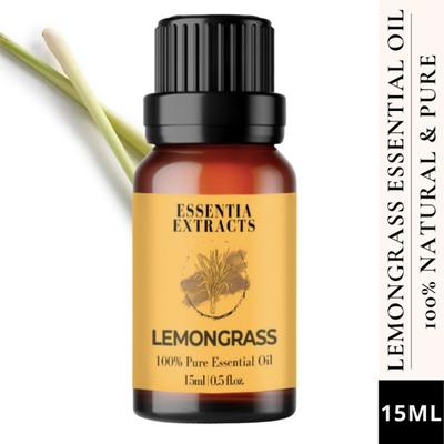 Essentia Extracts Pure Essential Oil - Lemongrass Oil 15 ml - Essential Oils