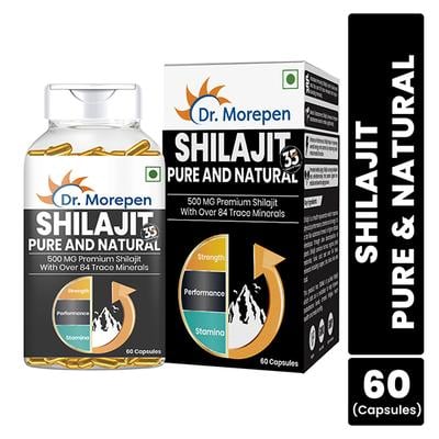 Dr. Morepen Shilajit Capsule 60's - Sexual Healthcare