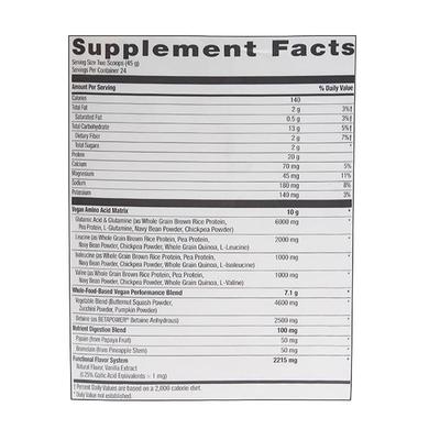 GNC Puredge Complete Vegan Protein Powder - Natural Vanilla 2.38 lb - Workout Essentials