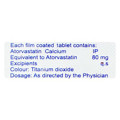 IDETOR 80mg Tablet 10's - High Cholesterol-Dys