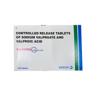 Valparin Chrono 300mg Tablet 10'S - Epilepsy/Convulsion-Ant