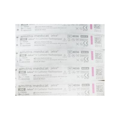 Smith & Nephew Jelco IV Catheter Radiopaque 20G (REF 4036) 1's - Catheters & Tubes