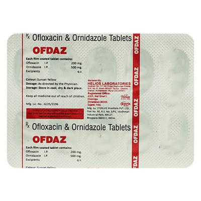 Ofdaz Tablet 10'S - Bacterial Infections-Qui