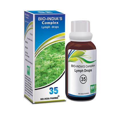Bio-India's Lymph Drops 35 30 ml - Homeopathic Drops