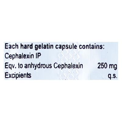 Cephaxin 250mg Capsule 10'S - Bacterial Infections-Cep