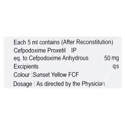 ORIDEX 50 Syrup 30ml - Bacterial Infections-Cep