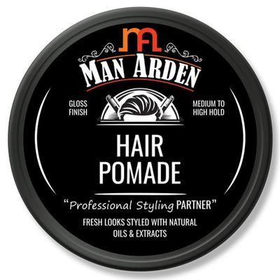 Man Arden Hair Pomade Gloss Finish (Medium to Hold) 50 gm - Hair Gels & Waxes