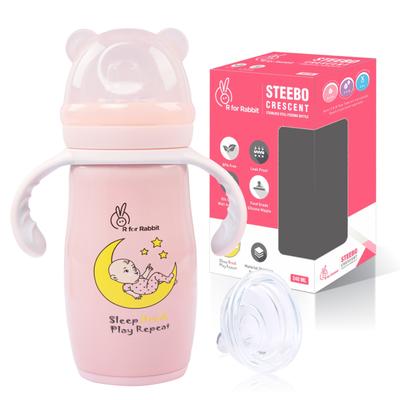 R For Rabbit Steebo Crescent Spout Cup 240 ml - Pink - Feeding & Nursing