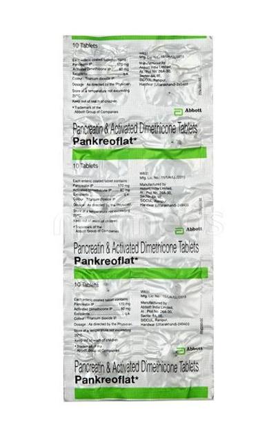 Pankreoflat Tablet 10'S - Digestion-Dig